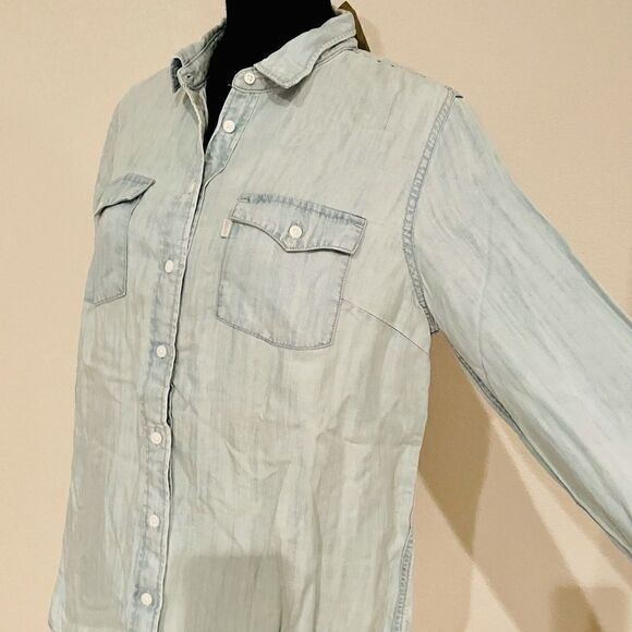 NWT Levi’s Modern Western Denim Shirt - Picture 5 of 8